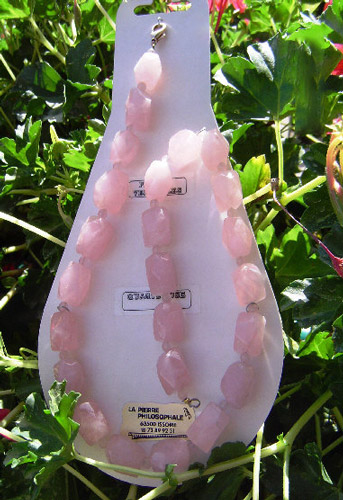 Quartz rose 50cm